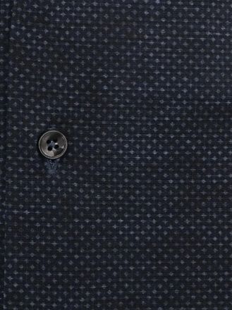 Xacus patterned shirt - men - Polyester/Lycra - 43 - Blue