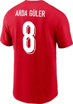 Nike Arda G&uuml;ler T&uuml;rkiye Nike Mens Soccer T-Shirt in Red | M11332P375TNAG-RED