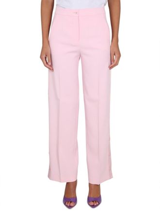 Moschino Pink Tailored Flat Front Pants