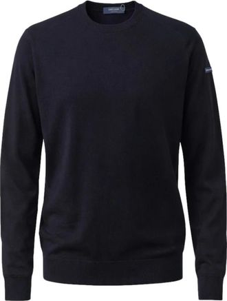 Saint James Accessoires - Heren - Ronde hals truien - Blauw - XL - Wol - Truien & Vesten