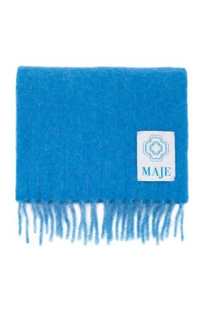 Maje Alpaca blend scarf in Blue at Nordstrom