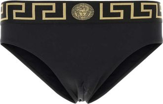 Versace Black stretch nylon brief