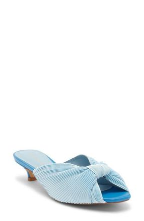 Intentionally blank Curfew Knot Slide Sandal in Baby Blue at Nordstrom, Size 10