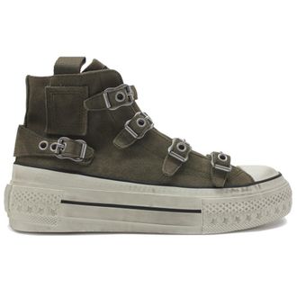 Ash Rainbow Suede Womens High Top Trainers - Mud - Size:UK 5