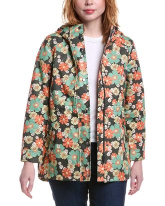 NVLT Nvlt Hooded Floral Rain Jacket