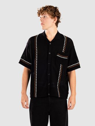 Redefined Rebel RREduardo Knit Boxy Fit Hemd zwart