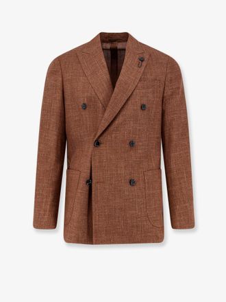 Lardini Blazer Roma in lana, seta e lino - LARDINI - gender_Man
