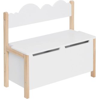 Woltu Cassapanca in Legno. Contenitore per Bambini. Baule Portagiochi Mobile - Woltu