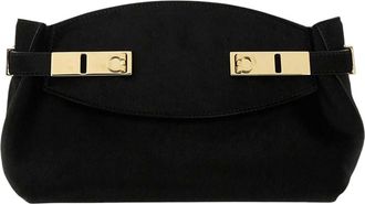 Ferragamo Black Hug Small Crossbody Bag