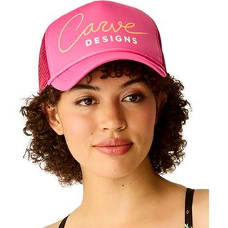 Carve Designs Trucker Hat in Hot Pink at Nordstrom