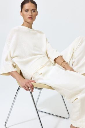H&M Layered Jumper in Cream at Nordstrom, Size X-Small
