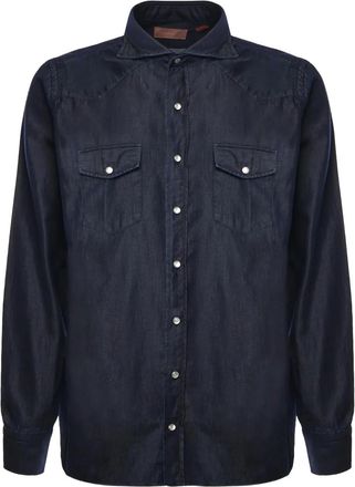 Borriello Denim overhemd - Blauw