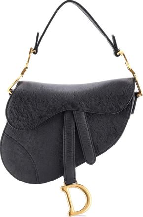Dior Saddle Handbag Leather Mini shoulder bag - women - Calf Leather/Leather - One Size - Black