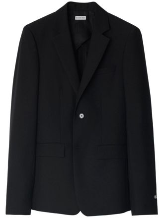 Burberry single-breasted blazer - Black