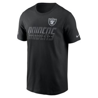 Nike Las Vegas Raiders Sideline Team Issue Nike Mens Dri-FIT NFL T-Shirt in Black | 02ET00A8D-TF9