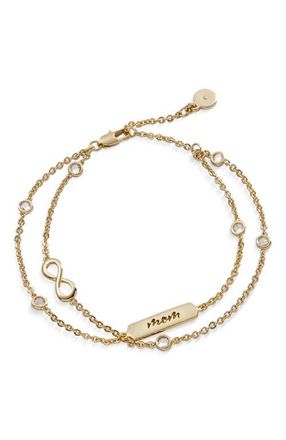 Alex and Ani Mom Infinity Chain Bracelet, Adjustable in Gold at Nordstrom