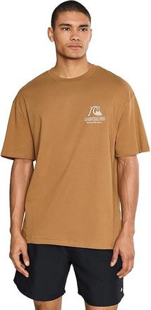 Quiksilver Vintage Bubble Org Screen T-Shirts Mens T Shirt Tobacco : 2XL, Cotton