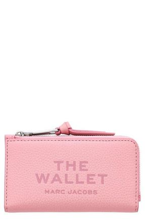 Marc Jacobs The Medium Flat Leather Wallet in Ribbon Pink at Nordstrom