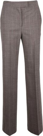 Antonelli Classico Broek - Dames - Straight fit broeken - Bruin - XS - Wol - Broeken
