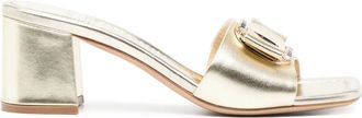 Ferragamo 70 mm Platino sandalen - Goud