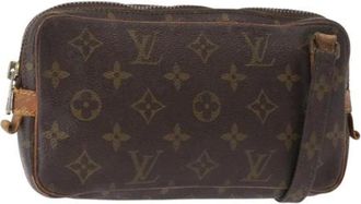 Louis Vuitton Pre-owned Cross Body Bags, female, Brown, Size: ONE SIZE Pre-owned Canvas Cross Body Bag