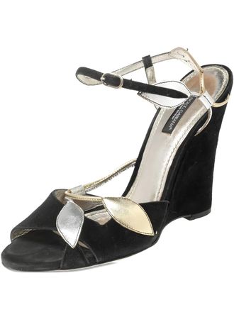 Dolce & Gabbana 574404 Black - women - Leather/Leather/Suede - 39