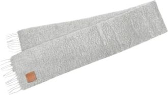 Loewe Pre-owned Scarves, female, Gray, Size: ONE SIZE Pre-owned Scarf