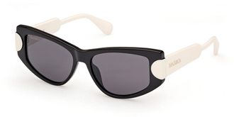 Max & Co. MO0107 01A Womens Sunglasses Black Size 53