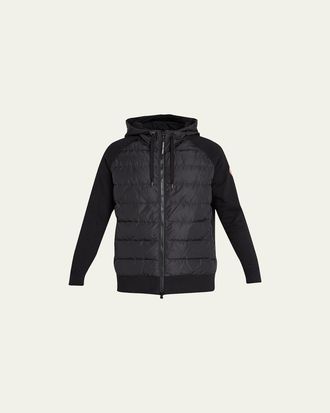 Canada Goose Mens Hybridge Huron Padded-Front Jacket