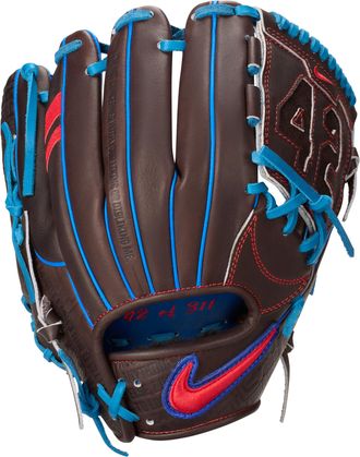 Nike SHA|DO Elite J Jackie Robinson Day Baseball Fielding Glove (Right-Hand Throw) in Brown | N1016924-227