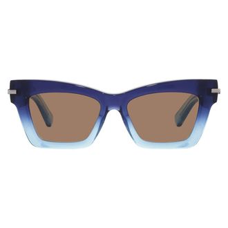 Ferragamo Ferragamo Brown Cat Eye Ladies Sunglasses SF2031S 415 52
