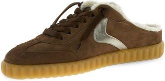 Voile Blanche Ines Faux Shearling Lined Mule in Brown at Nordstrom, Size 37