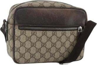 Gucci Pre-owned Cross Body Bags, female, Beige, Size: ONE SIZE Pre-owned Vintage Shoulder Bag