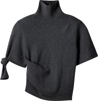 Jacquemus Grey Turtle Neck Sweater