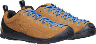 Keen Womens Jasper Suede Leather Climbing Approach Sneaker, Cathay Spice/Orion Blue, 8 UK
