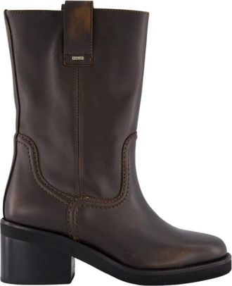 Nubikk Schoenen, Dames, Bruin, 41 EU, Slouch Boot in Bruin