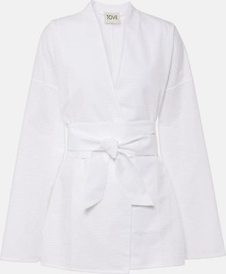 Tove Arya cotton wrap top