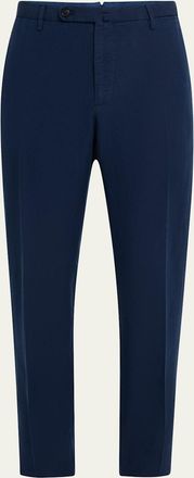 Incotex Mens Regular-Fit Chinolino Pants