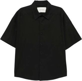 Entire studios Overhemd met korte mouwen - Zwart