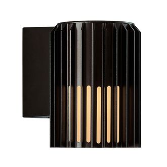 Nordlux Modern Outdoor Wall Light Black Aluminium E27 Coastal/Marine Safe - Mains Powered, IP54