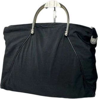 Loewe Pre-owned Lederen Handtas - Dames - Vintage Handtas - Zwart - ONE Size - Leer - Vintage