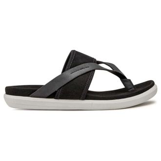 Ecco Ecco Simpil 209263 Leather Womens Toe Post Sandals - Black - Size:UK 5-5.5