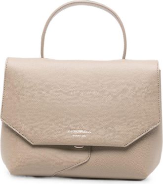 Emporio Armani middelgrote leren handtas