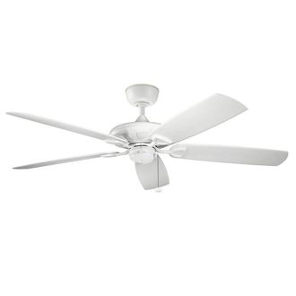 Netlighting Kevlar 152cm Pull Chain 5 Blade Ceiling Fan Matte White