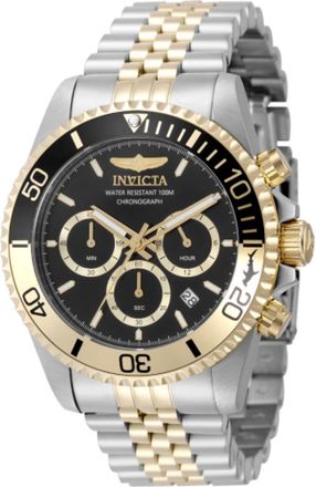 Invicta Pro Diver Chronograph Quartz Black Dial Mens Watch 49837