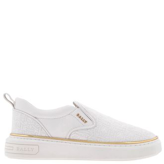 Bally Mardy Monogram Quilted Leather Sneakers