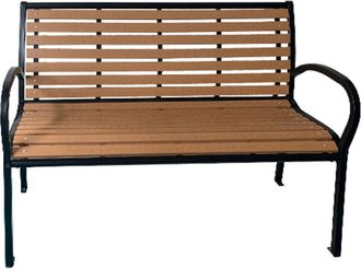 Made in Italy Panchine gdlc acciaio alba marrone