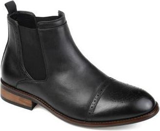 Vance Co. Garrett Cap Chelsea Boot - Wide Width in Black at Nordstrom Rack, Size 10.5