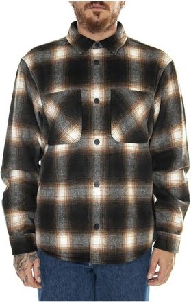 Carhartt Work in Progress Jassen - Heren - Zomerjassen - Bruin - S - Wol - Jassen