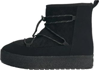 Tretorn Aspa Hybrid Low - Dames - Winterlaarzen - Zwart - 40 EU - Leer - Schoenen